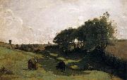 Jean Baptiste Camille  Corot The Vale oil painting artist